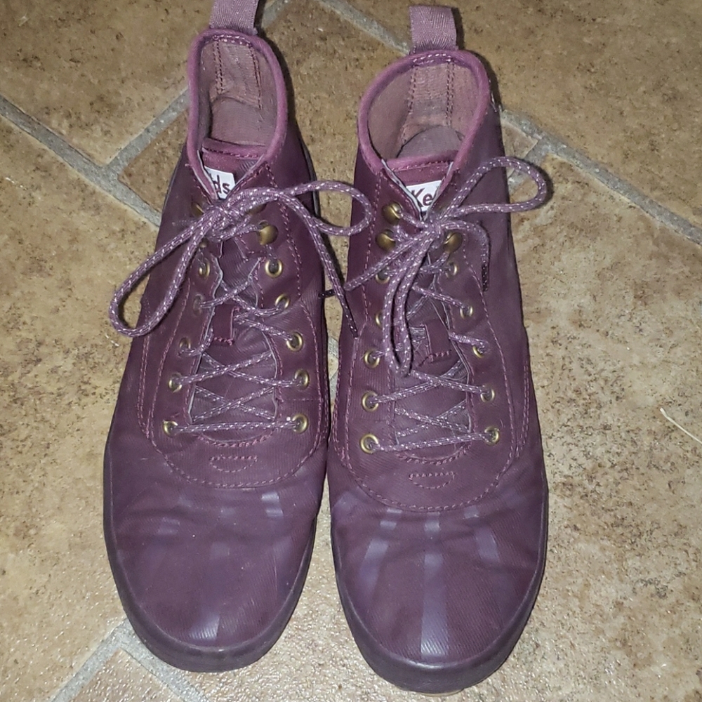 Keds lace up weatherproof boots